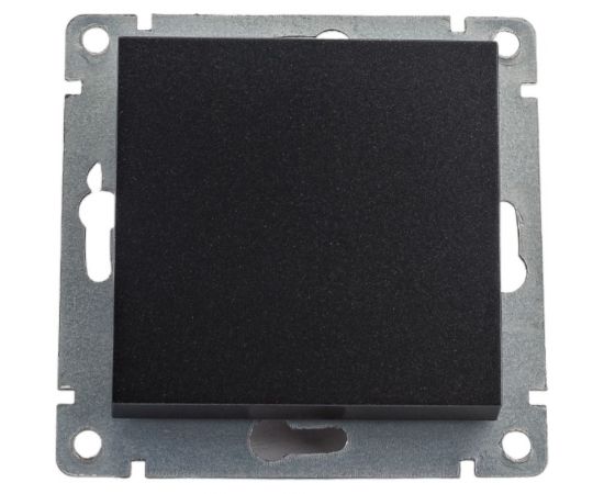 Одноклавишный выключатель UNIVersal серия афина, с/у, 10а, 220в, графит еврослот A0021-Gr – изображение 4