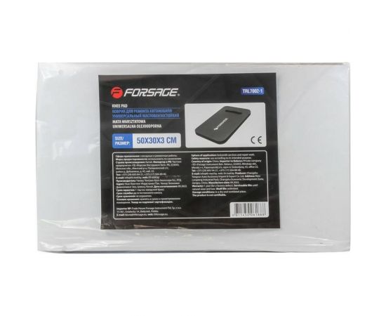 Коврик для ремонта автомобиля Forsage F-TRL7002-1 универсальный, маслобензостойкий, для работы на коленях/сидя, 500x300x30 мм 52775 – изображение 2