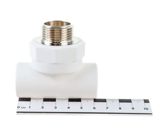 Тройник PPR VALTEC с переходом на наружную резьбу 20х3/4 VTp.733.0.02005 – изображение 4