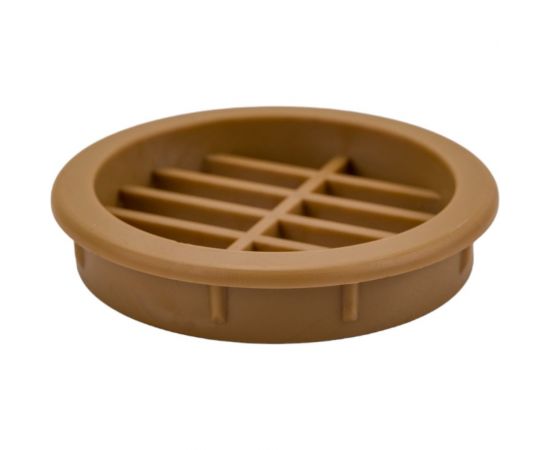 Решетка круглая вентиляционная (d=47 мм; светлый дуб) Volpato 2190-443-RC – изображение 4