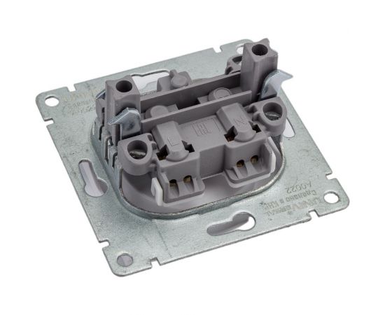 Одноместная розетка UNIVersal серия афина б/з, с/у, 16а, 220в, белая еврослот A0022 – изображение 5