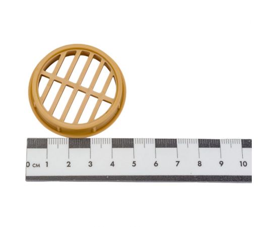 Решетка круглая вентиляционная (d=47 мм; светлый дуб) Volpato 2190-443-RC – изображение 5