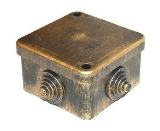 Установочная коробка duwi о/п 4 ввода Palazzo, бронза патина 26429 3 