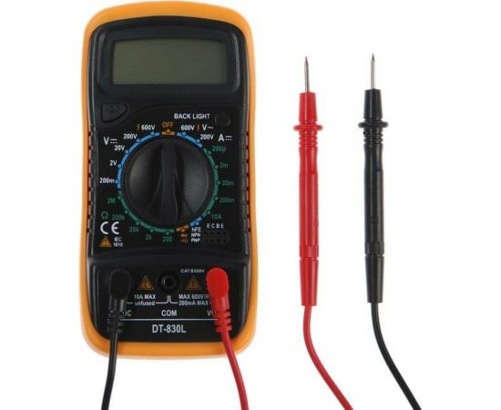 Мультиметр ТУНДРА DT-830L, ACV/DCV, DCA 2768104 