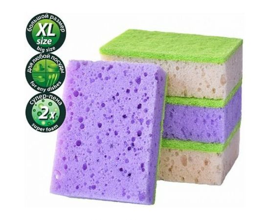 Губки для посуды MASTER FRESH упак 10 шт 218352 