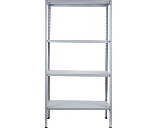 Стеллаж ООО ФУРАМА СТФЛ 2000x1000x800 мм, 4 полки, серый СТФЛ201080-4 