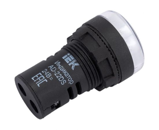 Лампа IEK AD-22DS, сигнальная, белая, светодиодная, 24В. BLS10-ADDS-024-K01 – изображение 3