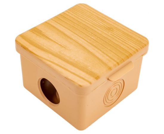 Распаячная коробка IEK км 65x65x50мм о/к ip54 4 вв. сосна UKO31-065-065-050-K34-54 – изображение 7