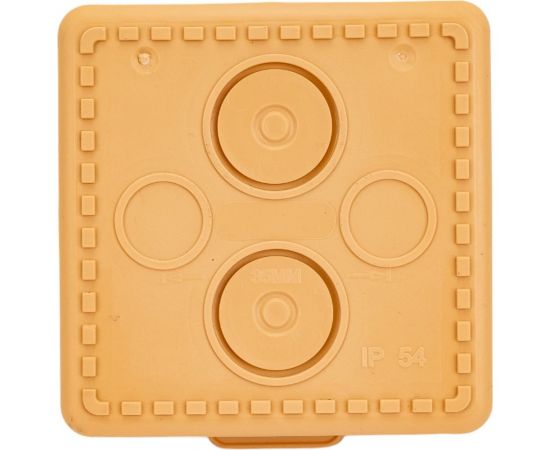 Распаячная коробка IEK км 65x65x50мм о/к ip54 4 вв. сосна UKO31-065-065-050-K34-54 – изображение 4