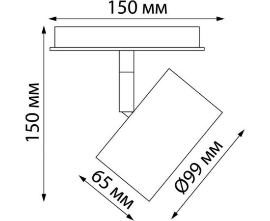Трековый светильник Novotech для низковольтного шинопровода с переключателем 358979 – изображение 4