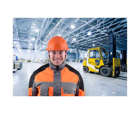 Каска РОСОМЗ СОМЗ-55 ВИЗИОН оранжевая, с очками О15 HAMMER ACTIVE plus 78214+11530/1 – изображение 3