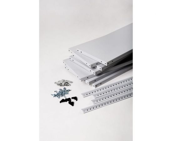 Стеллаж ООО ФУРАМА СТФ 2000x1000x800 мм, 7 полок, серый СТФ201080-7 – изображение 2