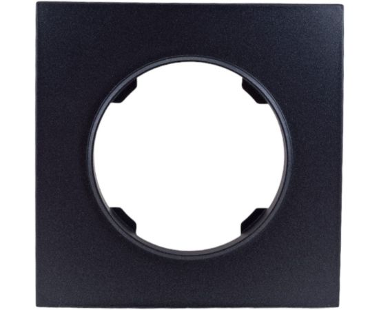 Рамка Bylectrica 1-х местная, серия ПРОВАНС квадрат, ЮЛИГ.735212.493 графит 