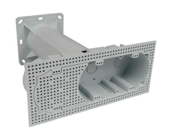 Установочная тройная коробка KOPOS для утепленного фасада 100х230х247 мм KEZ-3_KB 