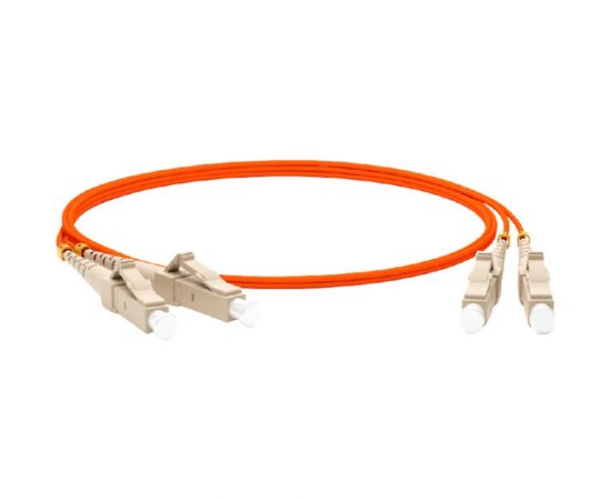 Волоконно-оптический шнур Hyperline FC-D2-62-LC/PR-LC/PR-H-2M-LSZH-OR патч-корд MM 62.5/ 28212 