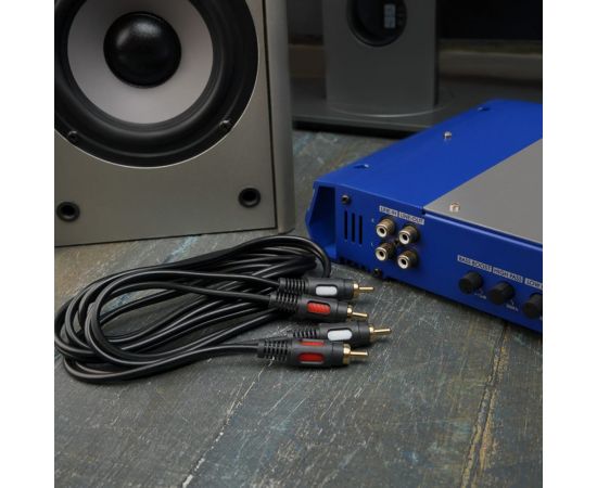 Кабель REXANT 2RCA - 2RCA 1.5 м, Gold 06-3043 – изображение 4