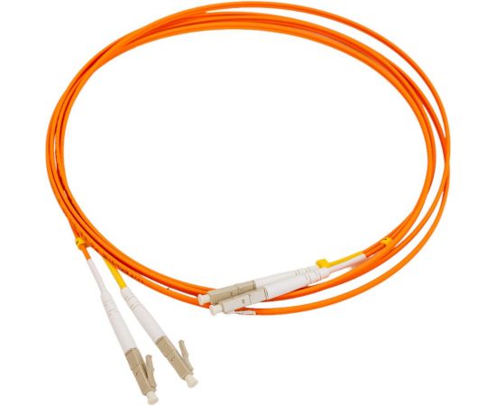 Волоконно-оптический шнур Hyperline FC-D2-62-LC/PR-LC/PR-H-2M-LSZH-OR патч-корд MM 62.5/ 28212 – изображение 2