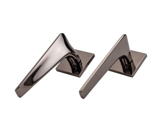 Дверные ручки на тонкой розетке BUSSARE BRAVO A-45-40 B.NICKEL 940000004029 – изображение 5