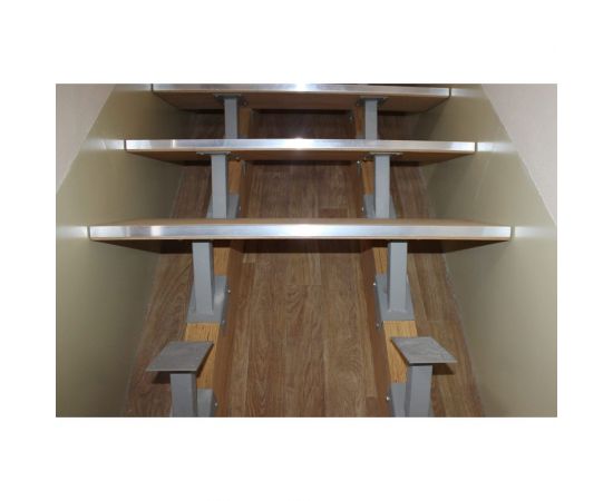 Ступень с алюминиевым кантом Lucky Guy 800x300 мм, влагостойкая фанера 030 01 800300 БФ – изображение 7