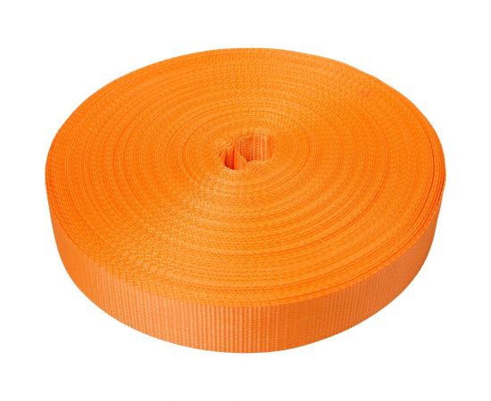 Лента ТОРГОВО-ПРОИЗВОДСТВЕННАЯ КОМПАНИЯ МДС ЛПЭР-050-3000 оранжевая, 50мм, 50м 7930050322322 – изображение 3