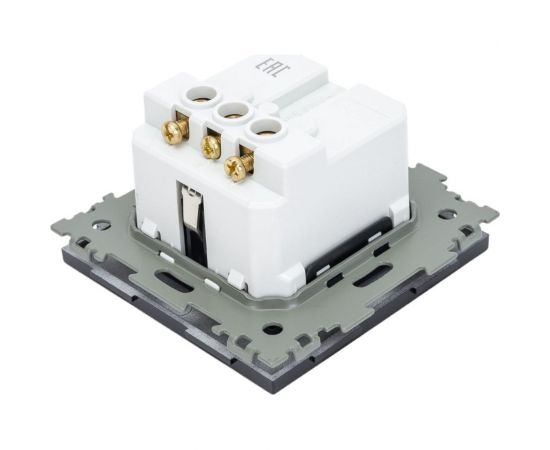 Электрическая розетка с заземлением CGSS 16А черная Практика PL-W160A-BCM – изображение 4