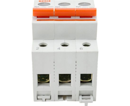 Выключатель нагрузки мини-рубильник TDM ВН-32 3P 50A SQ0211-0026 – изображение 3