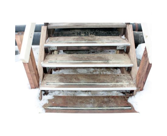 Ступень с алюминиевым кантом Lucky Guy 800x300 мм, влагостойкая фанера 030 01 800300 БФ – изображение 3