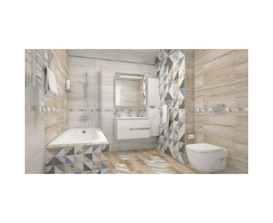 Декор LB CERAMICS Вестанвинд 1064-0168 (натуральный; 20х60 см; 7 шт.; площадь упаковки 0,84 кв.м) СК000030114 – изображение 3