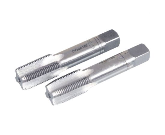 Ручной метчик АвтоDело М10х1.75 мм набор 2 шт, пластмассовый футляр 40795 14561 