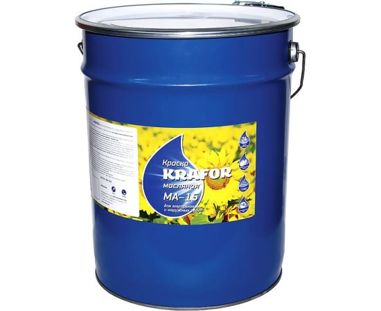 Краска KRAFOR МА-15 серая 25 кг 1 26363 