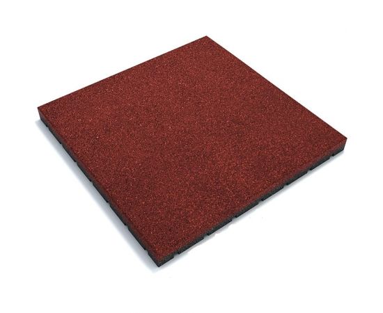 Плитка СТД ПетроСтрой 500х500х40 мм, рельефное основание, терракотовый + Втулка 60 мм STD_MSK_00051 