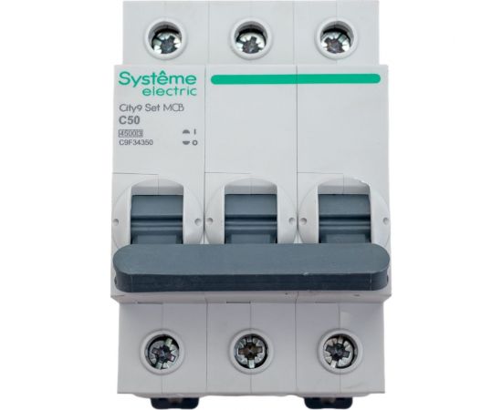 Автоматический выключатель Systeme Electric City9 set ав с 50а 3p 4.5ka 400в C9F34350 