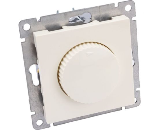 Светорегулятор (диммер) UNIVersal серия афина, с/у, 3а, 220в, 500вт, слоновая кость ivory еврослот A0101-I 