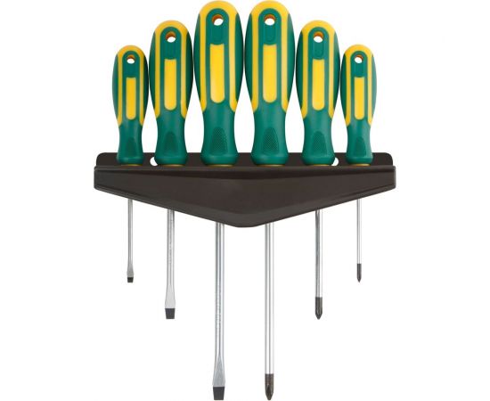 Отвертки FIT Контур, CrV сталь, набор 6 шт 56036 