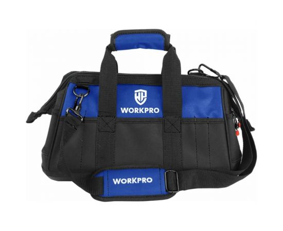 Сумка для инструмента WORKPRO 640D 510x260x290 мм, с широким горлом, на молнии, с пластиковым дном WP281026 