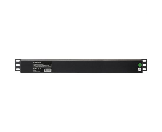Блок розеток ExeGate ServerPro PDU-19H806 Al-8S-C14-3CU-SW 19 1U алюминий 8Schuko кабель с C14 3м 280845 – изображение 2