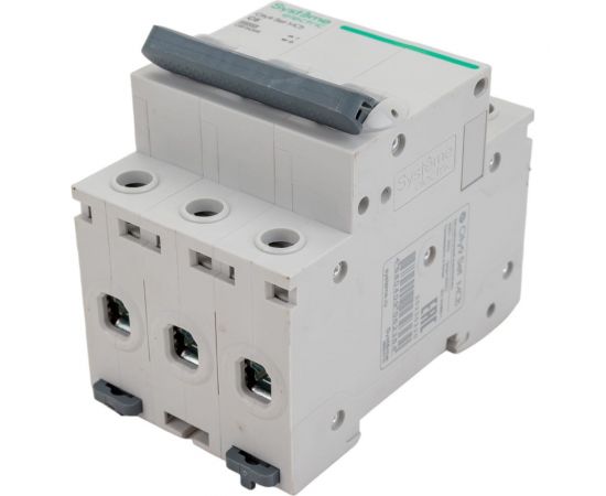 Автоматический выключатель Systeme Electric City9 set ав с 6а 3p 4.5ka 400в C9F34306 – изображение 2