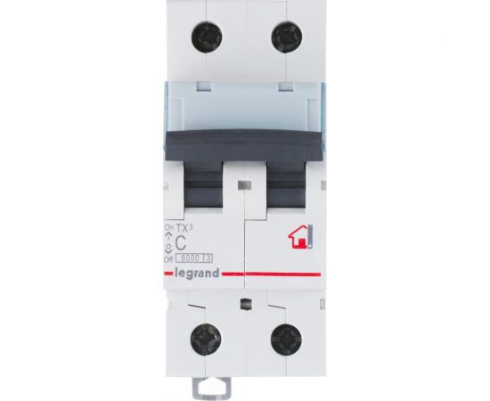 Автоматический модульный выключатель Legrand 2п C 10А 6кА TX3 Leg 404040 1009828 – изображение 3