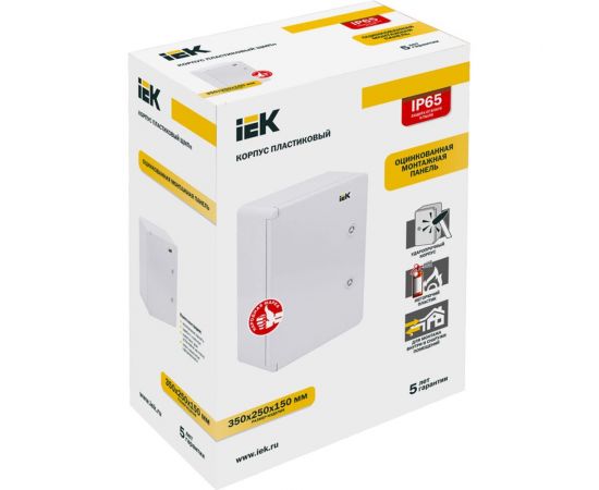 Корпус IEK ЩМПп пластиковый, 350х250х150мм, УХЛ1, IP65 MKP93-N-352515-65 – изображение 3