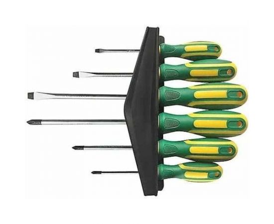 Отвертки FIT Контур, CrV сталь, набор 6 шт 56036 – изображение 2