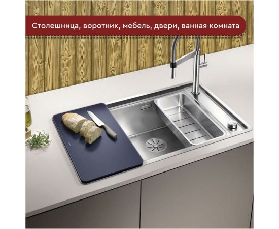 Пленка декоративная Волжанка доска желтая, 2 м ПЛ45-2ДЖ – изображение 2