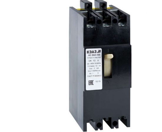 Автоматический выключатель КЭАЗ АЕ2046-100-25А-12Iн-400AC-У3-КЭАЗ 104224 