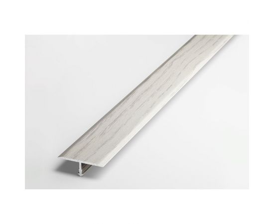 Порог прямой т-образный алюминиевый ЛУКА (5 шт, 26 мм, 2,7 м,декоративный, Дуб арктик) УТ000038793 