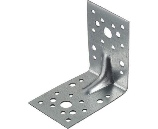 Усиленный уголок BOHRER цинк, 90x50x55x1,5 мм, 20 шт. KUU-90x55 