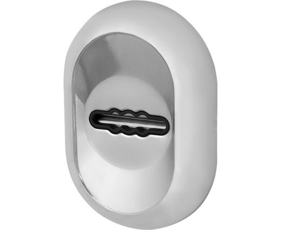 Накладка на сувальдный замок FUARO ESC.S-auto/CRE/OV.13 (ESC-13S) с автоматическими шторками CP хром 37477 