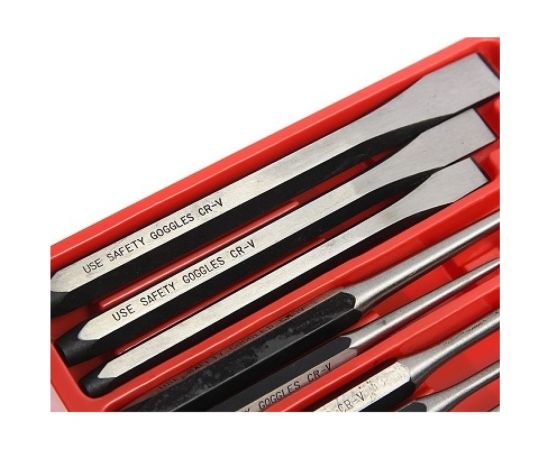 Набор зубил и выколоток JTC в кейсе 16 предметов JTC-7113 – изображение 8