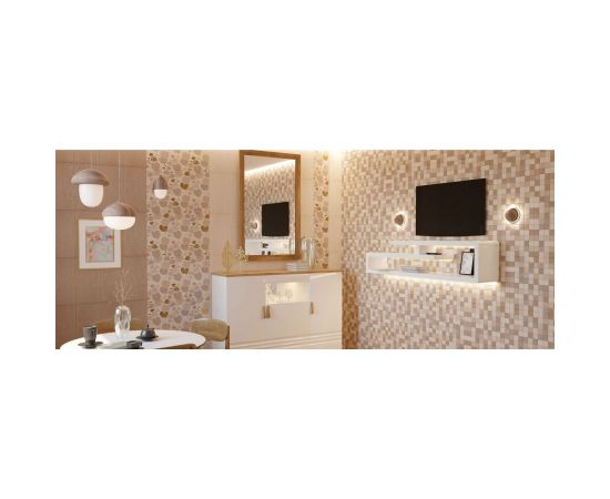 Настенная плитка Нефрит-Керамика Пене 00-00-5-10-01-15-1013 (коричневый; 25x50 см; 8 шт.; площадь упаковки 1 кв.м) СК000020376 – изображение 2