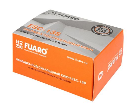 Накладка на сувальдный замок FUARO ESC.S-auto/CRE/OV.13 (ESC-13S) с автоматическими шторками CP хром 37477 – изображение 2