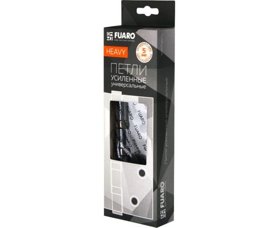 Универсальная петля FUARO HEAVY GR (графит) 100x75x3 мм (2 шт) IN4400U 46509 – изображение 2