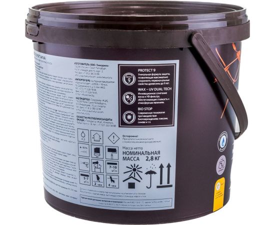 Антисептик для дерева TIKKURILA Valtti Expert Akva палисандр 2,7 л 48446 – изображение 2